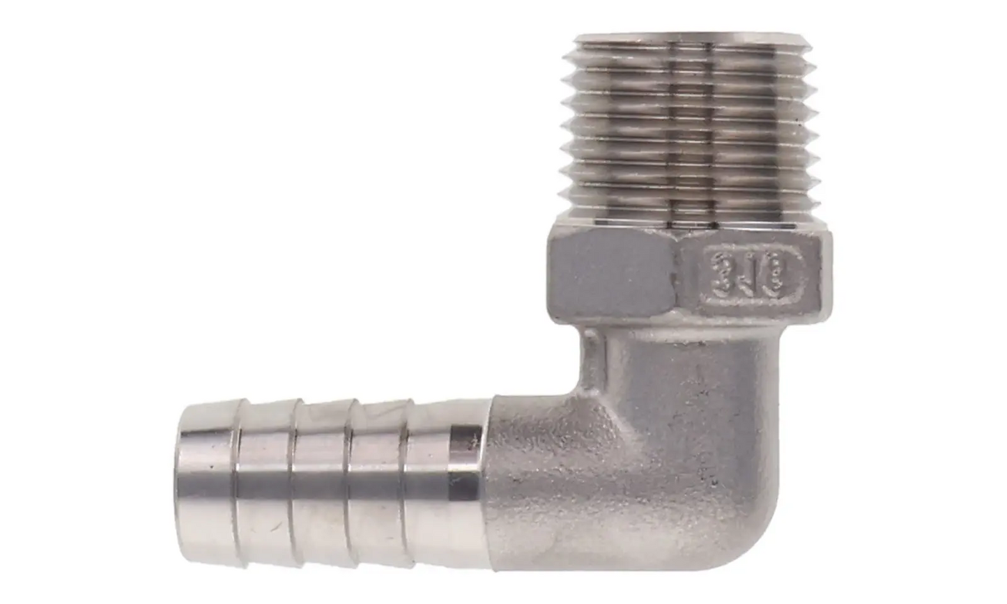 Hose Barb - 1/4' Pipe Stainless Steel SS (CHOOSE STYLE)