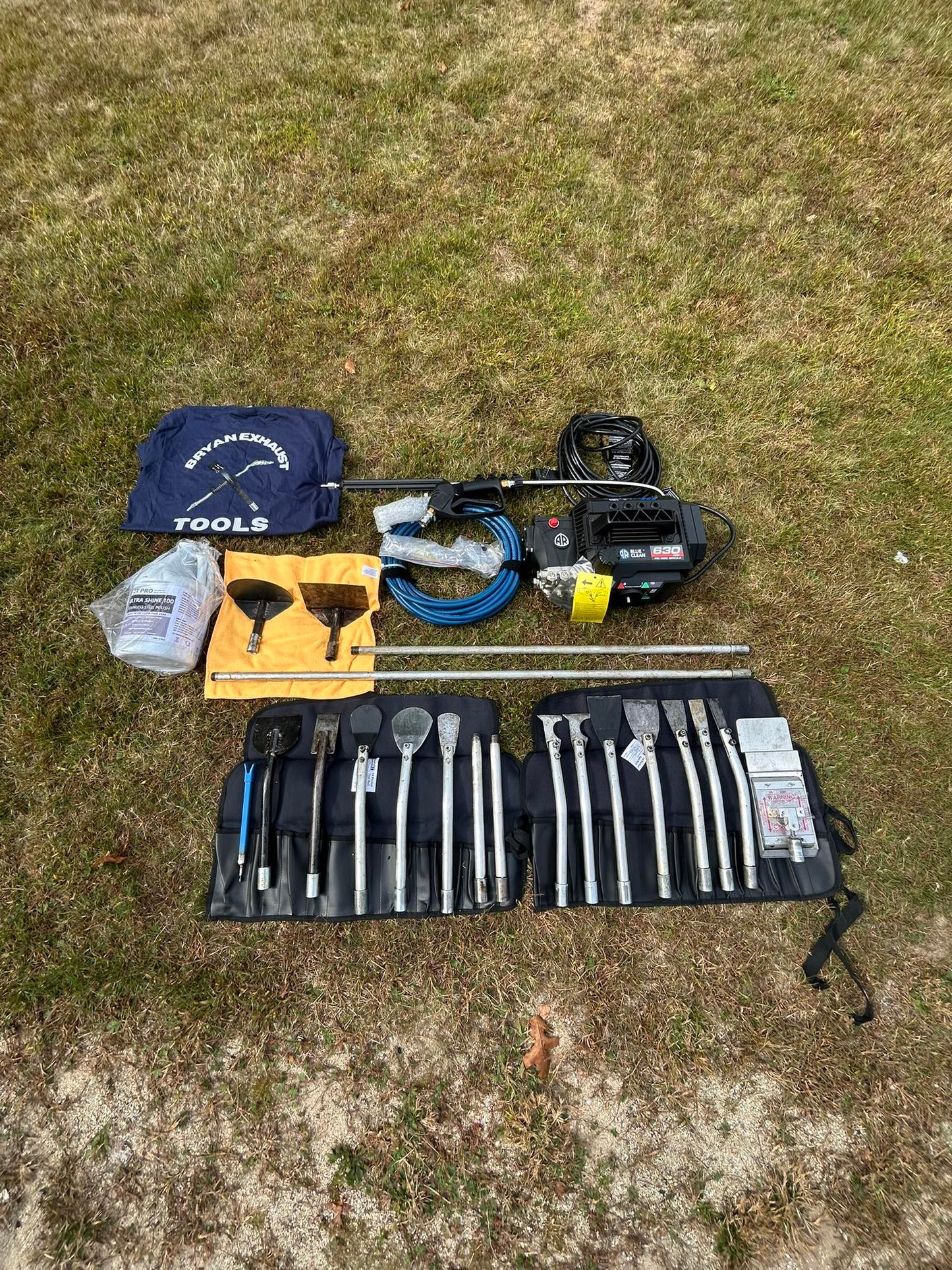 Package of kec tools with pressure washer