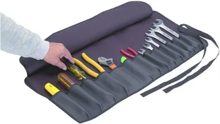 Holder for hood cleaning scrapers