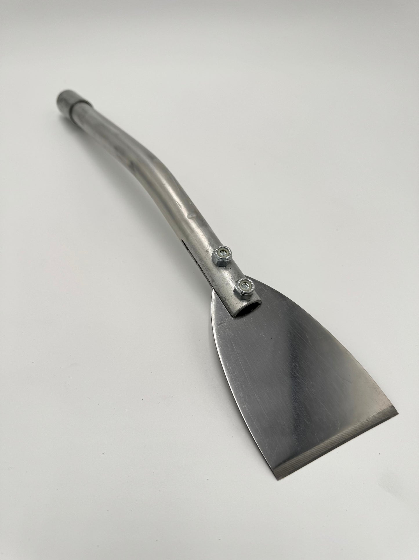 Scraper for cleaning kitchen exhaust systems