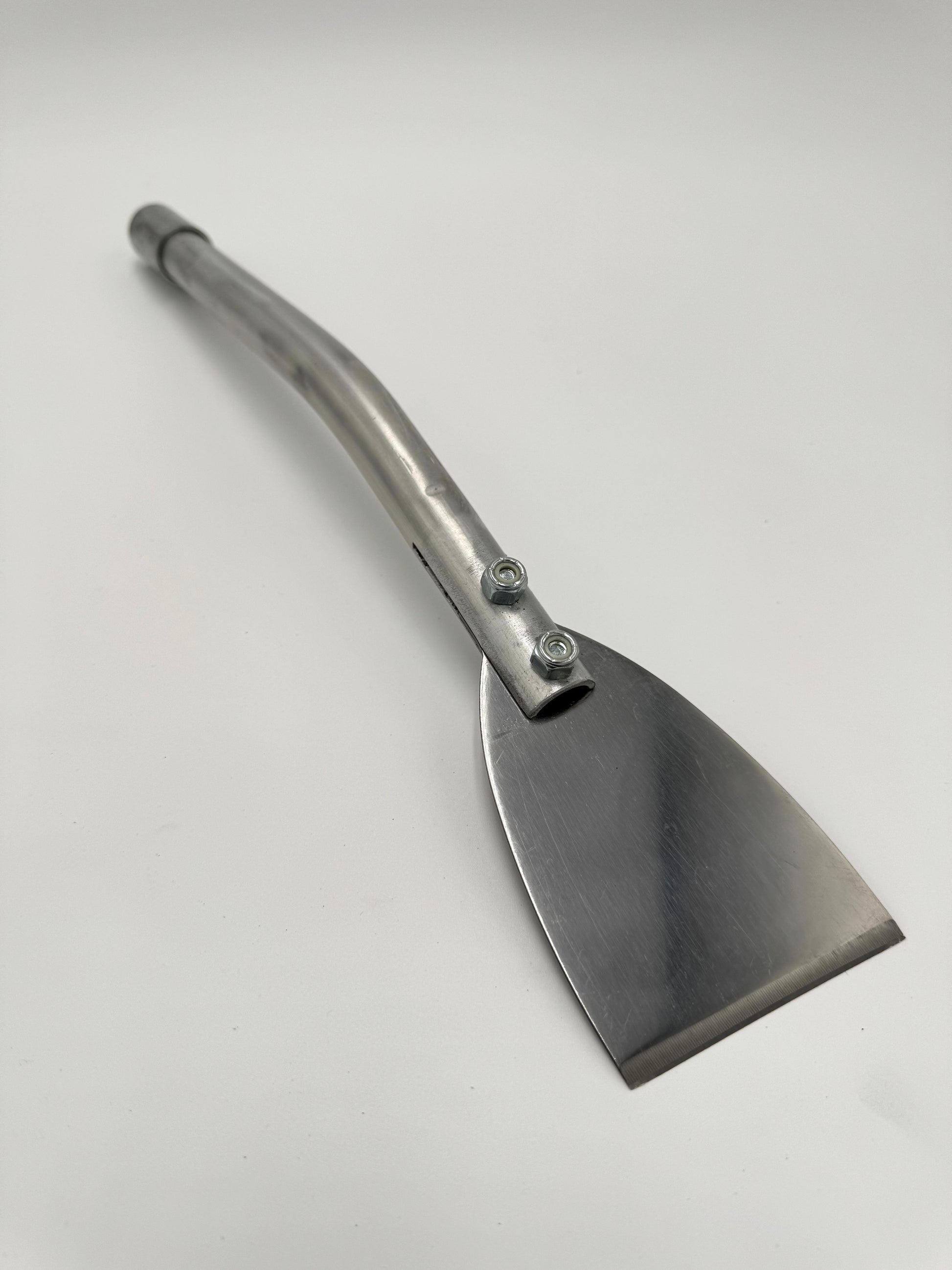 Scraper for cleaning kitchen exhaust systems