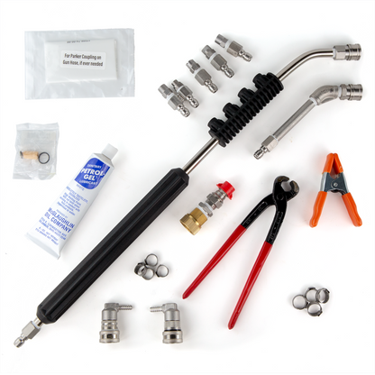 Kitchen Exhaust Cleaning Double Foamer - Dual Hose