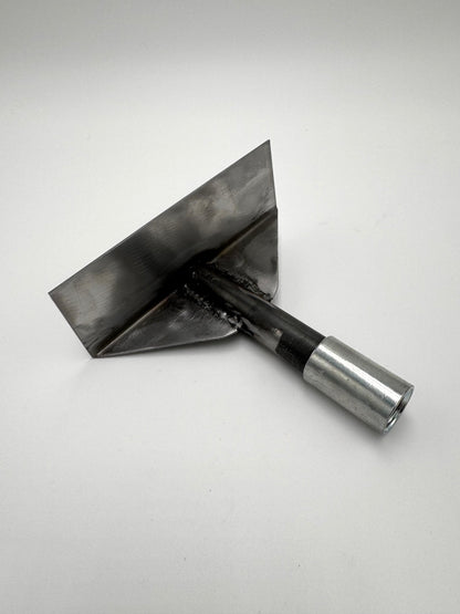 Hoe designed for pulling grease from kitchen exhaust systems