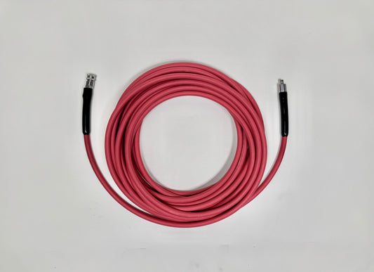 Hood cleaning foamer hose with connectors