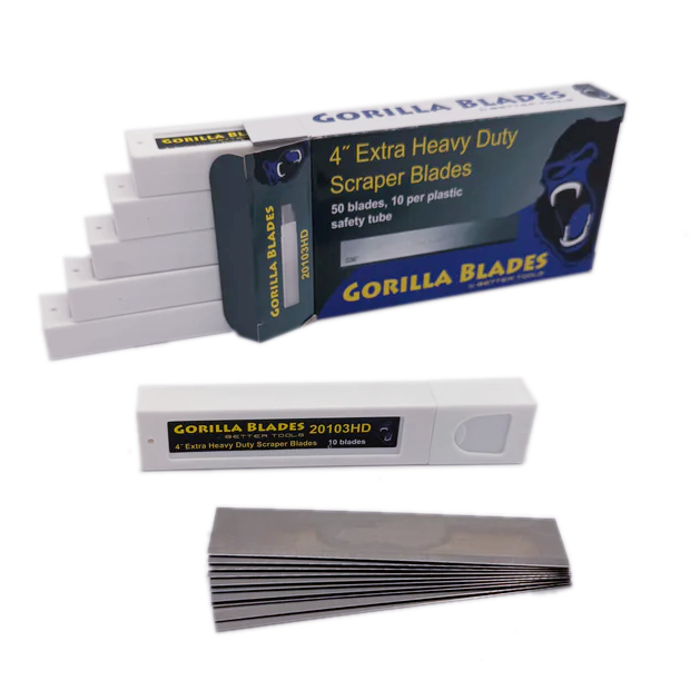 Magnet Scraper Blades 4” 50 Pack
