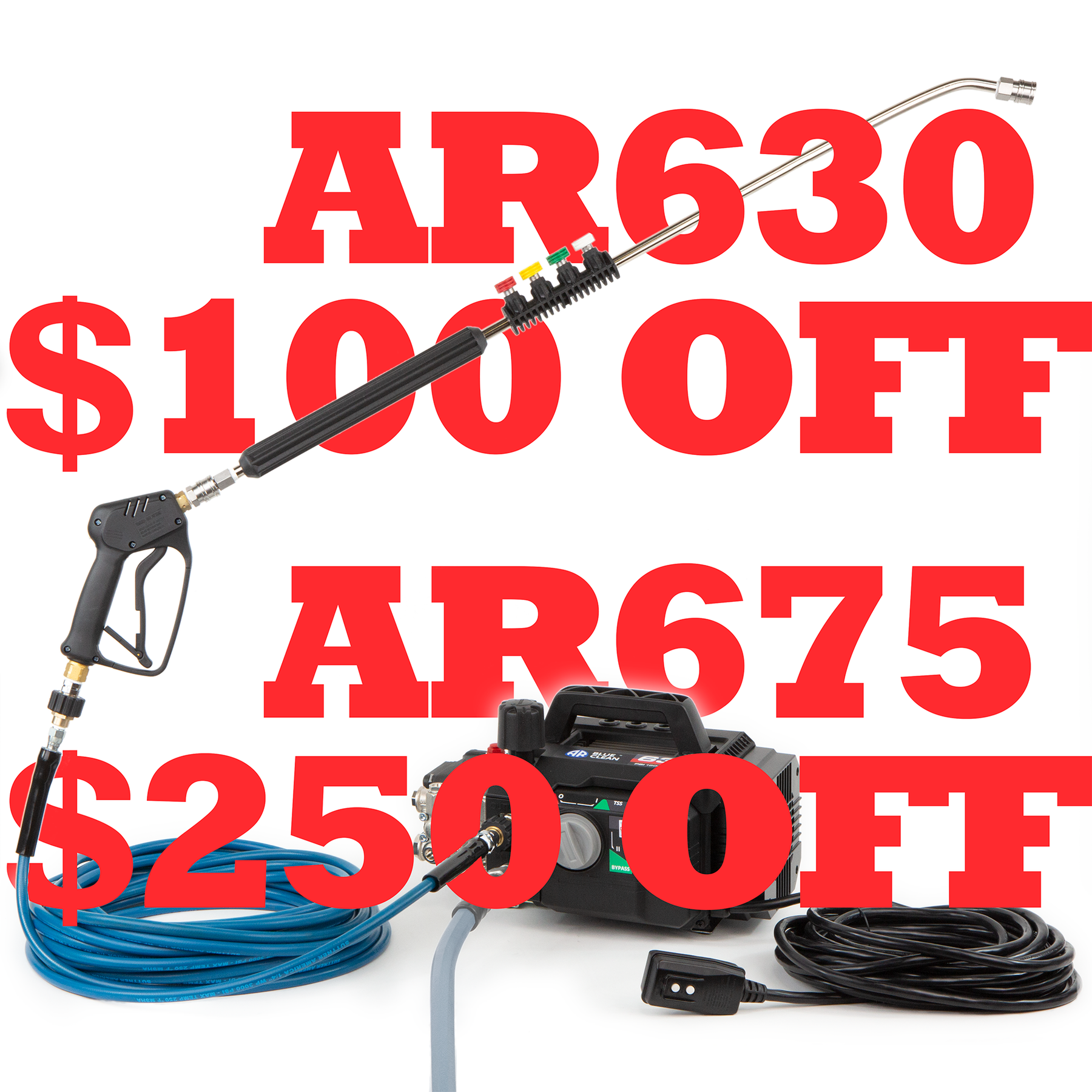 MEMORIAL DAY SALE - AR SERIES PRESSURE WASHERS