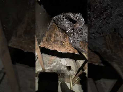 Scraper for hard kitchen exhaust grease