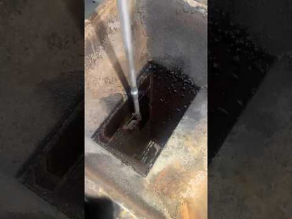 Six inch scraper for hood cleaners