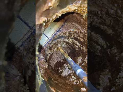 Scraper for round grease ducts