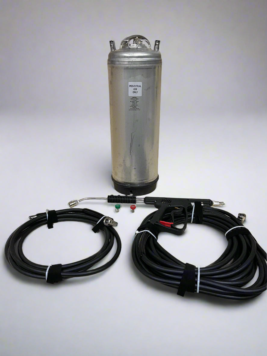 Chemical sprayer for hood cleaners