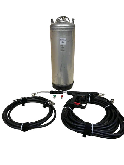 Chemical sprayer for hood cleaners