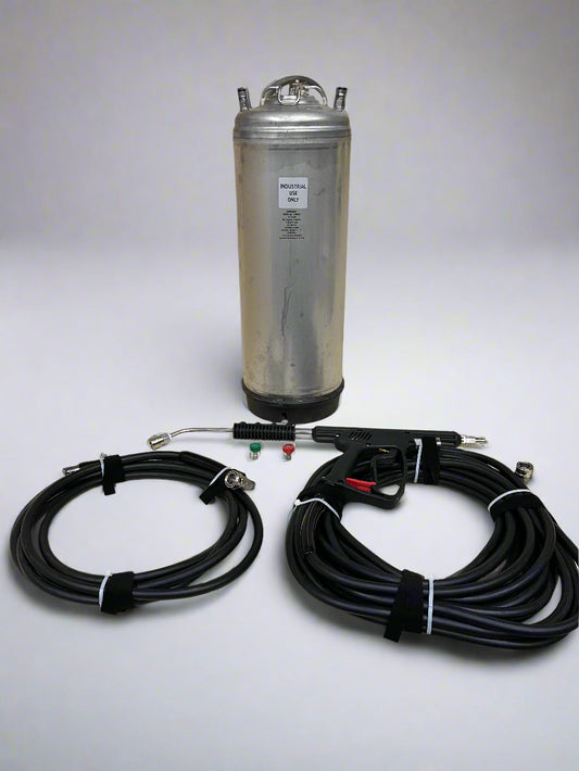 Chemical sprayer for hood cleaners